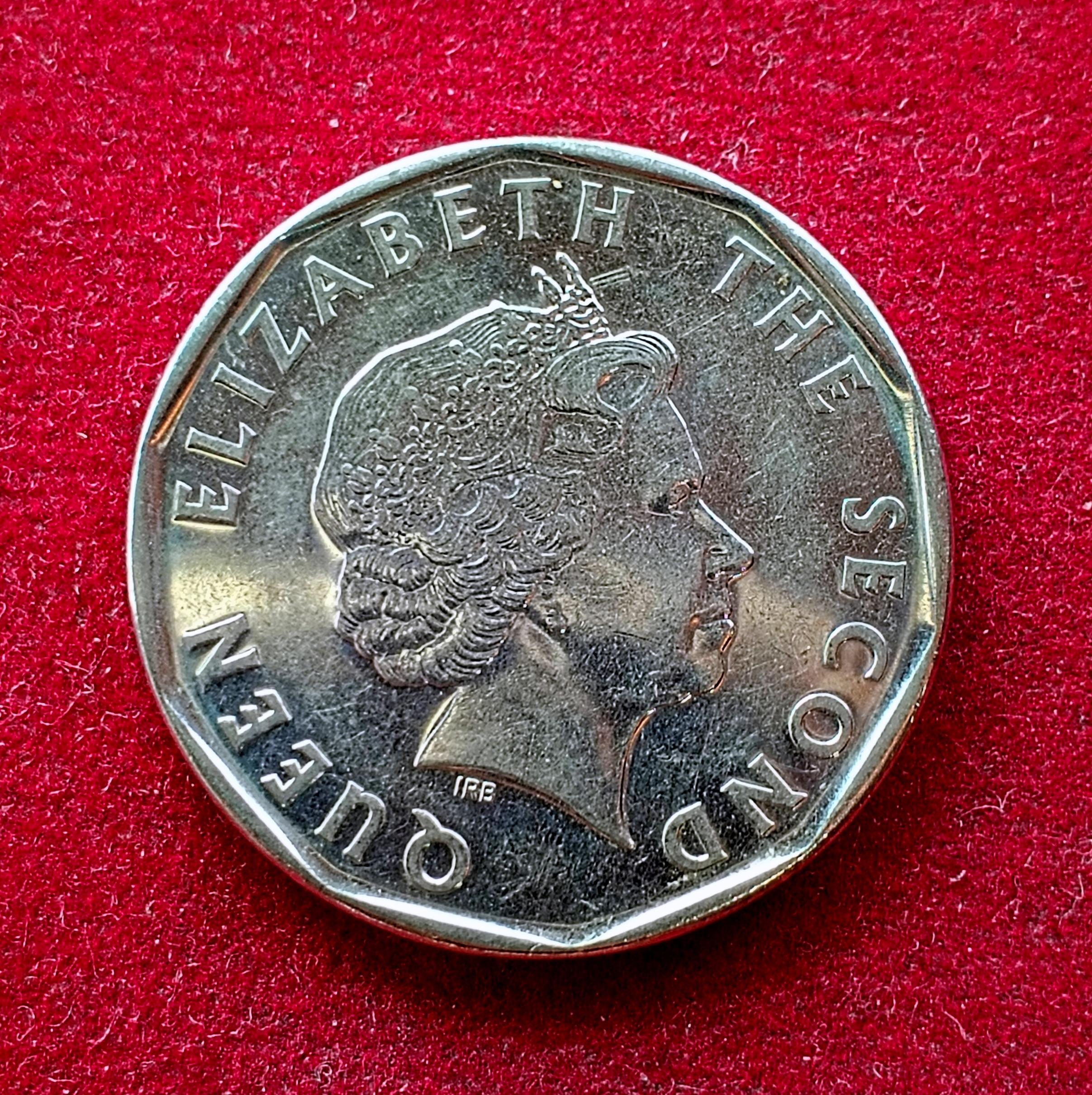 Eastern Caribbean States 1 Dollar – Queen Elizabeth II 4th portrait 2015 Coin