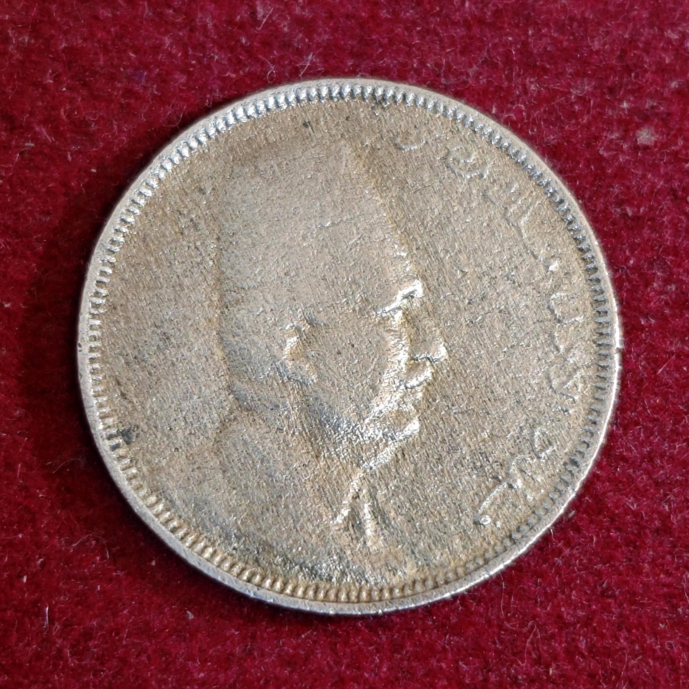 Egypt 2 Milliemes - Farouk Coin