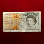 England (United Kingdom) 10 Pounds - Elizabeth II Charles Dickens Banknote (Little Damaged)