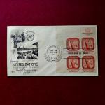 FDC :- 1959 United Nations Trusteeship Council First Day Cover With Stamp of 4 Cents (New York) 4v Stamps