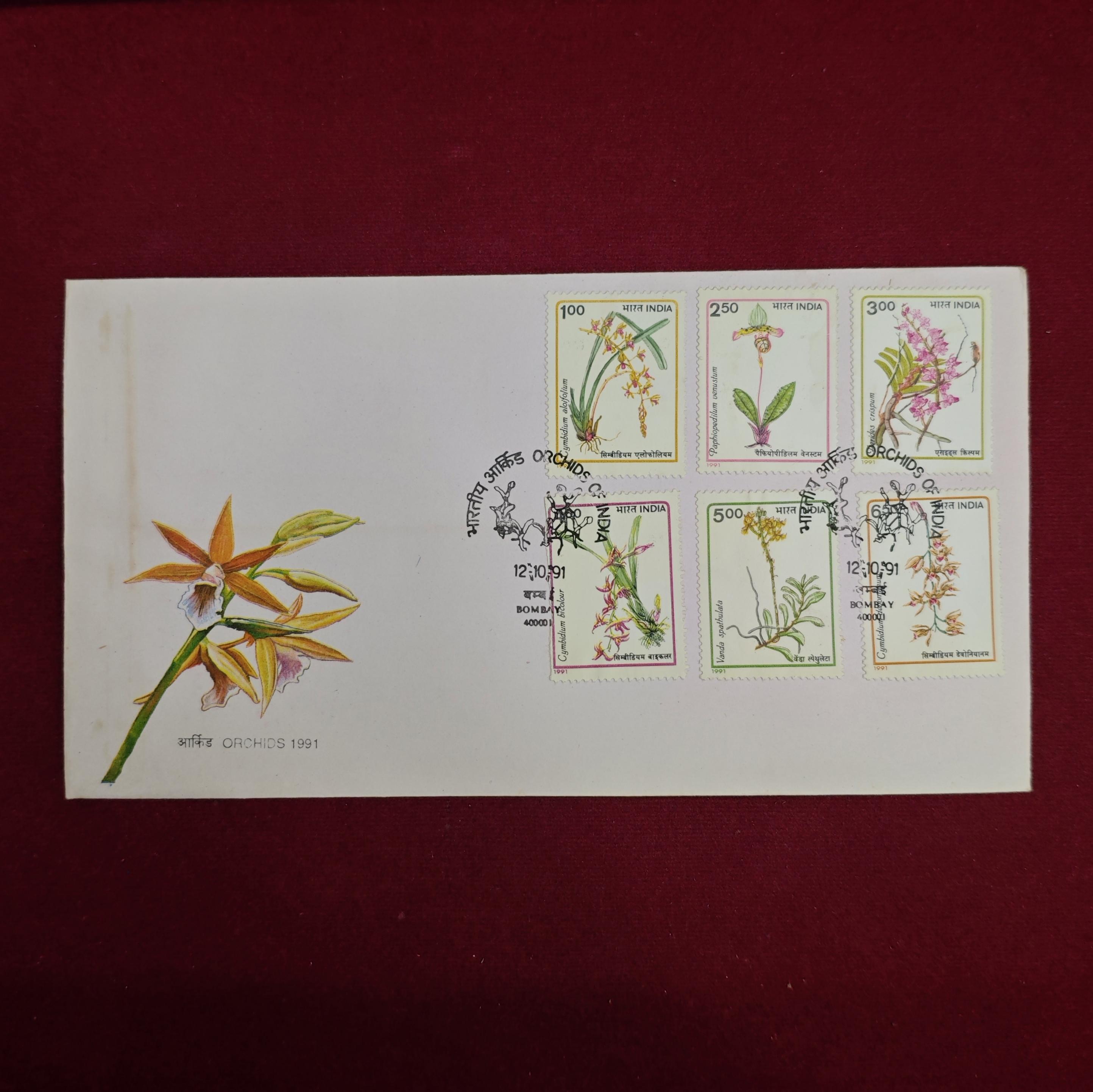 FDC - 1991 Orchids (6v Stamp)