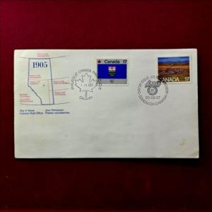 FDC: Canada 1980 Alberta 75th Anniversary of Provincehood