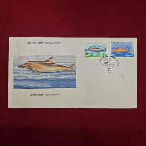 FDC - Marine Mammals Bombay 1991