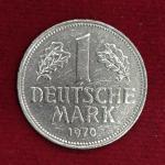 Federal Republic of Germany 1 Deutsche Mark 1970 Coin