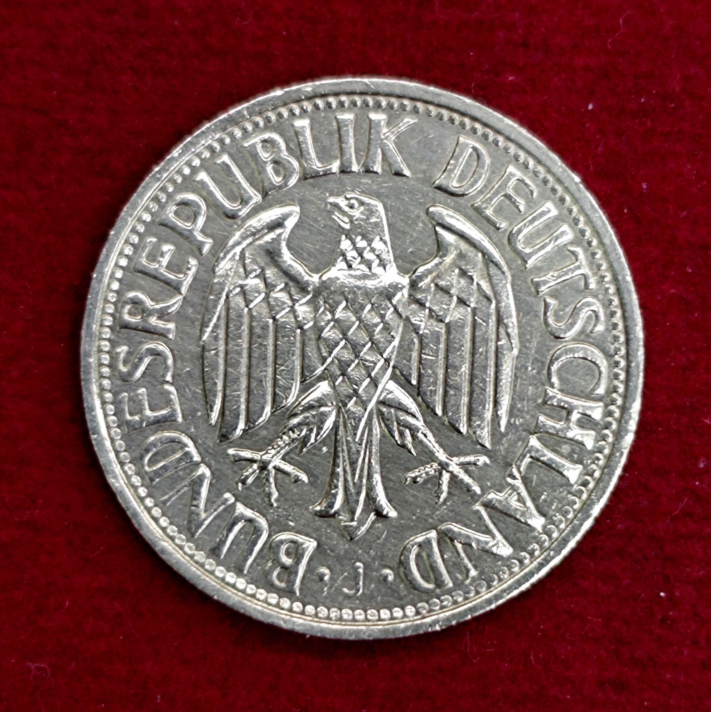 Federal Republic of Germany 1 Deutsche Mark 1970 Coin