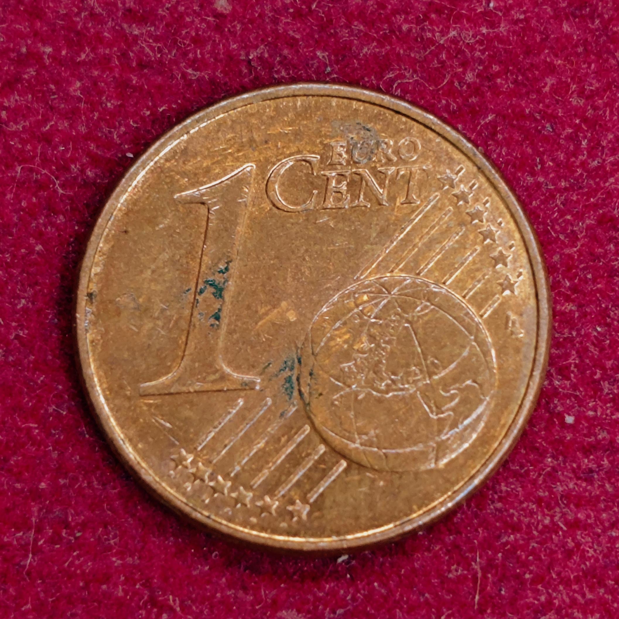 Federal Republic of Germany 1 Euro Cent 2008 Coin