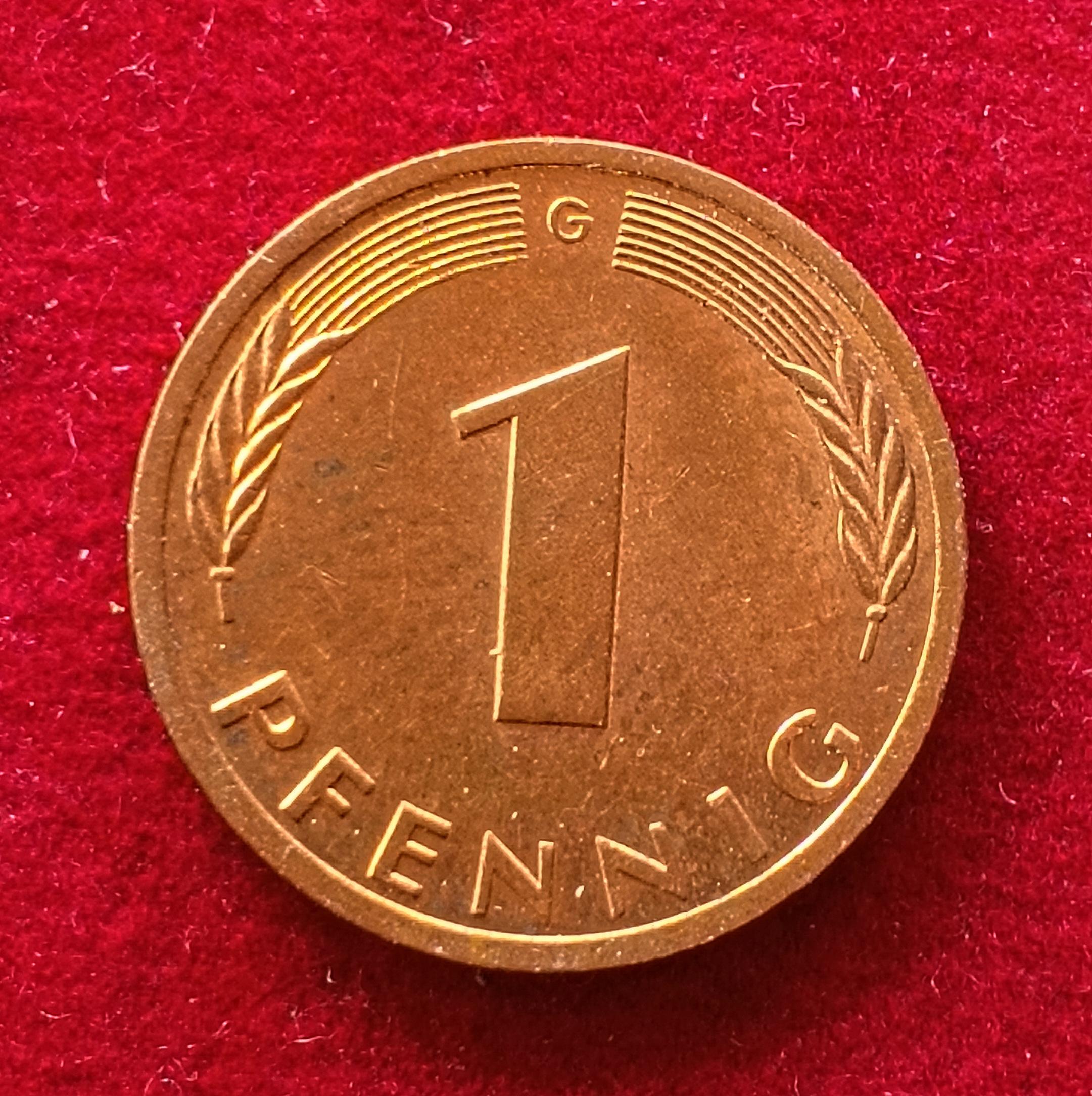 Federal Republic of Germany 1 Pfennig 1993 Coin