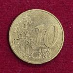 Federal Republic of Germany 10 Euro Cent 1st map 2002 Coin