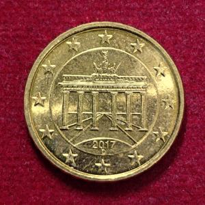 Federal Republic of Germany 20 Euro Cent 1st map 2017 Coin