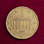 Federal Republic of Germany 20 Euro Cent 1st map 2002 Coin