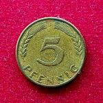 Federal Republic of Germany 5 Pfennig 1950 Coin