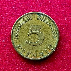 Federal Republic of Germany 5 Pfennig 1950 Coin