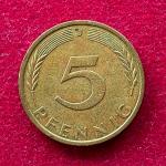 Federal Republic of Germany 5 Pfennig 1972 Coin