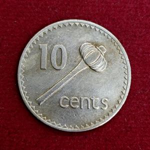 Fiji 10 Cents Elizabeth II 1980 Coin