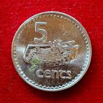 Fiji 5 Cents - Elizabeth II 1992 Coin