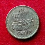 Fiji 5 Cents - Elizabeth II 2014 Coin