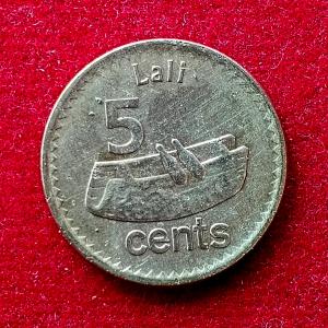 Fiji 5 Cents - Elizabeth II 2014 Coin