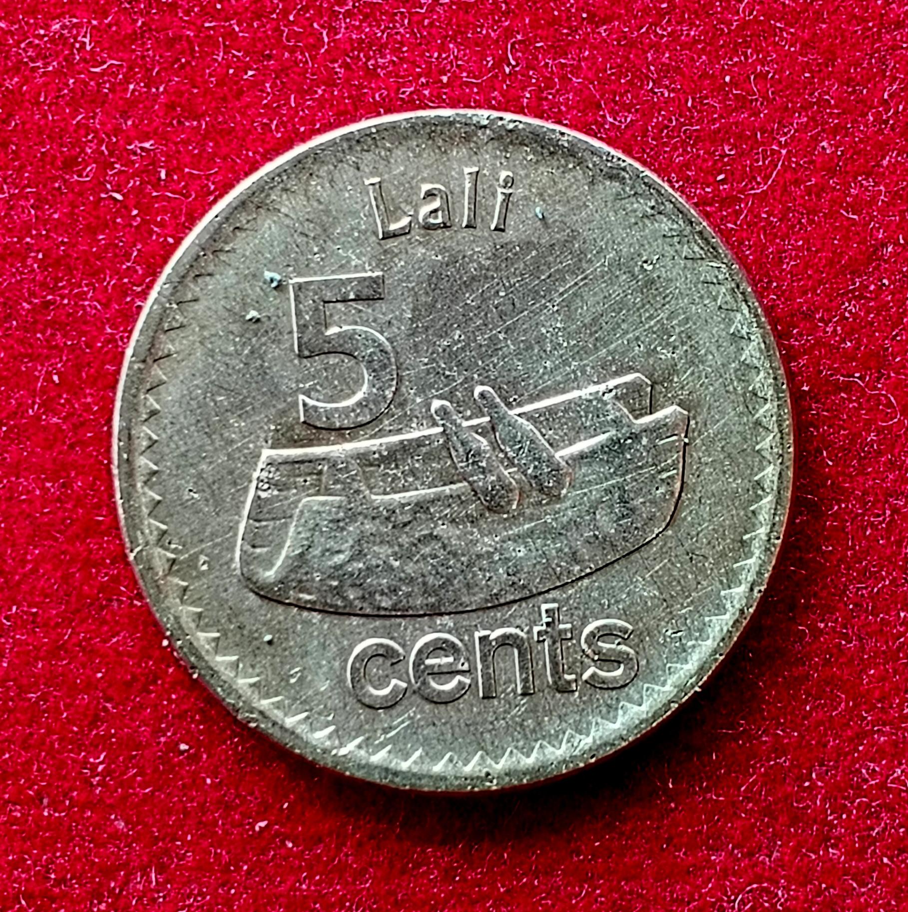 Fiji 5 Cents - Elizabeth II 2014 Coin