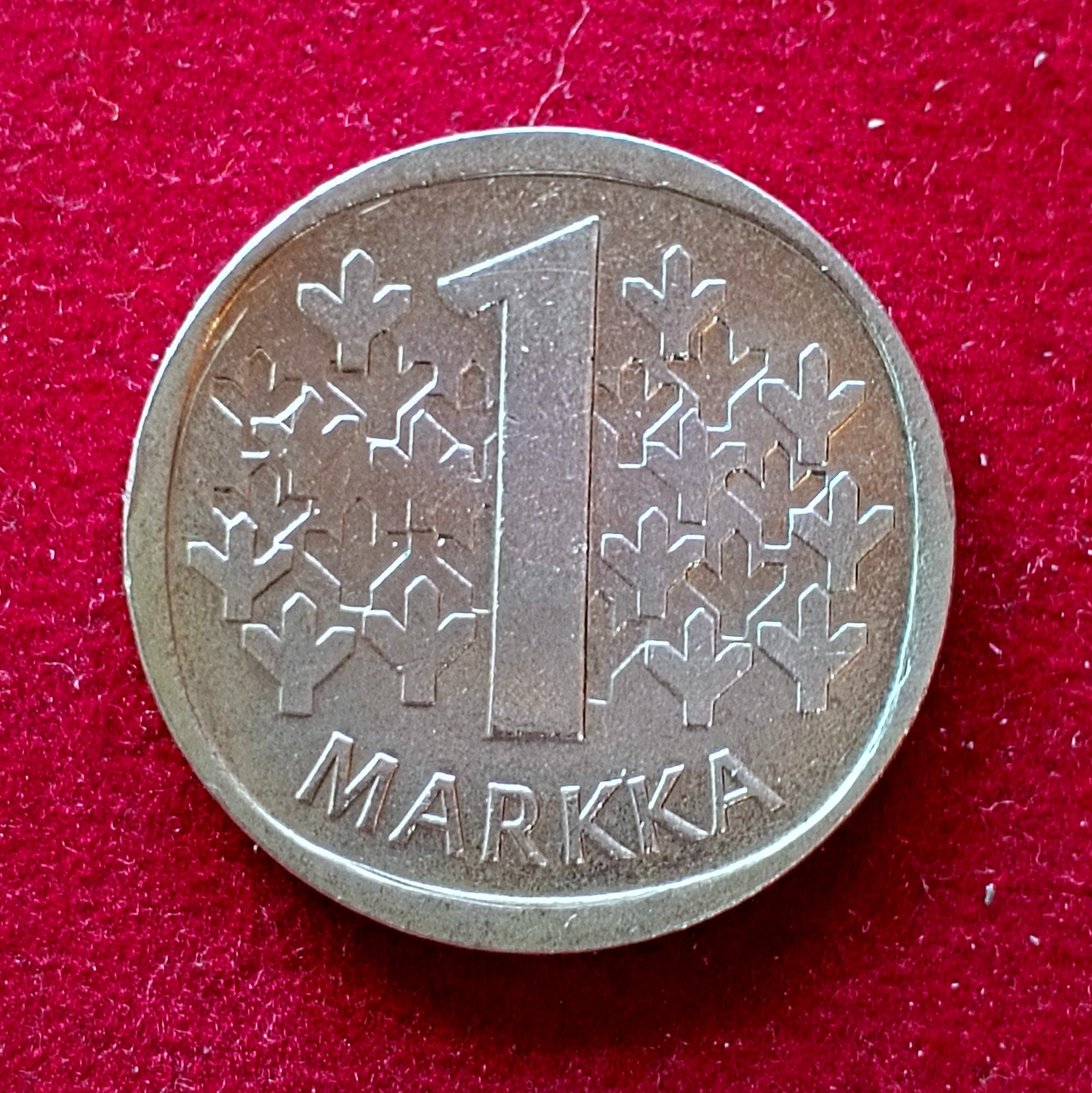 Finland 1 Markka 1988 Coin