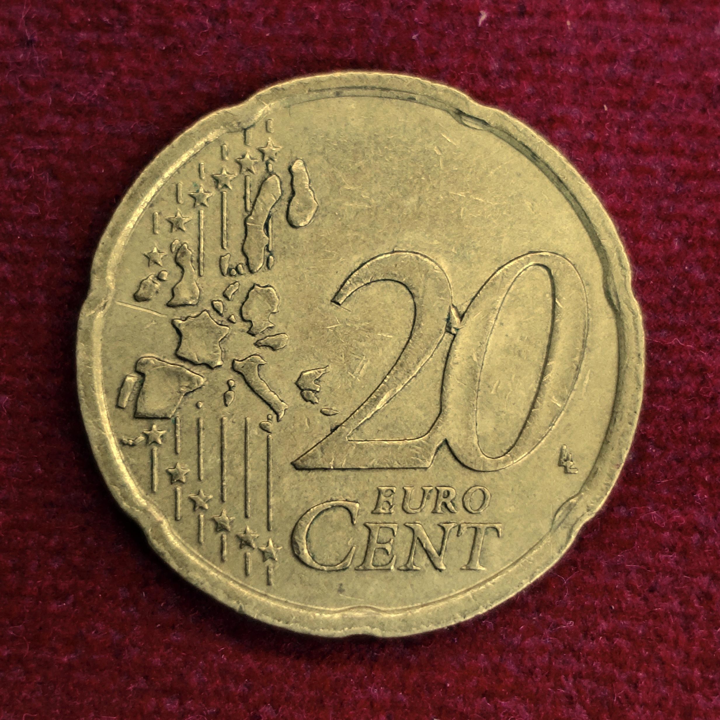 Finland 5 Euro Cents Finnish Heraldic Lion 2001 Coin