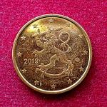 Finland 5 Euro Cents Finnish Heraldic Lion 2018 Coin
