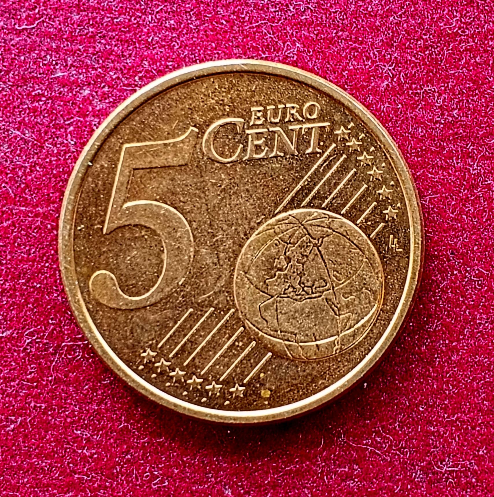 Finland 5 Euro Cents Finnish Heraldic Lion 2018 Coin