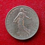 France 1 Franc Signature O. Roty 1964 Coin