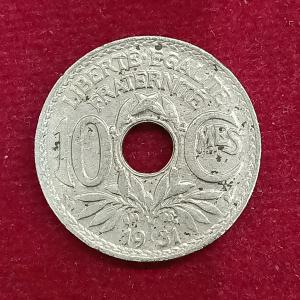 France 10 Centimes 1931 Coin