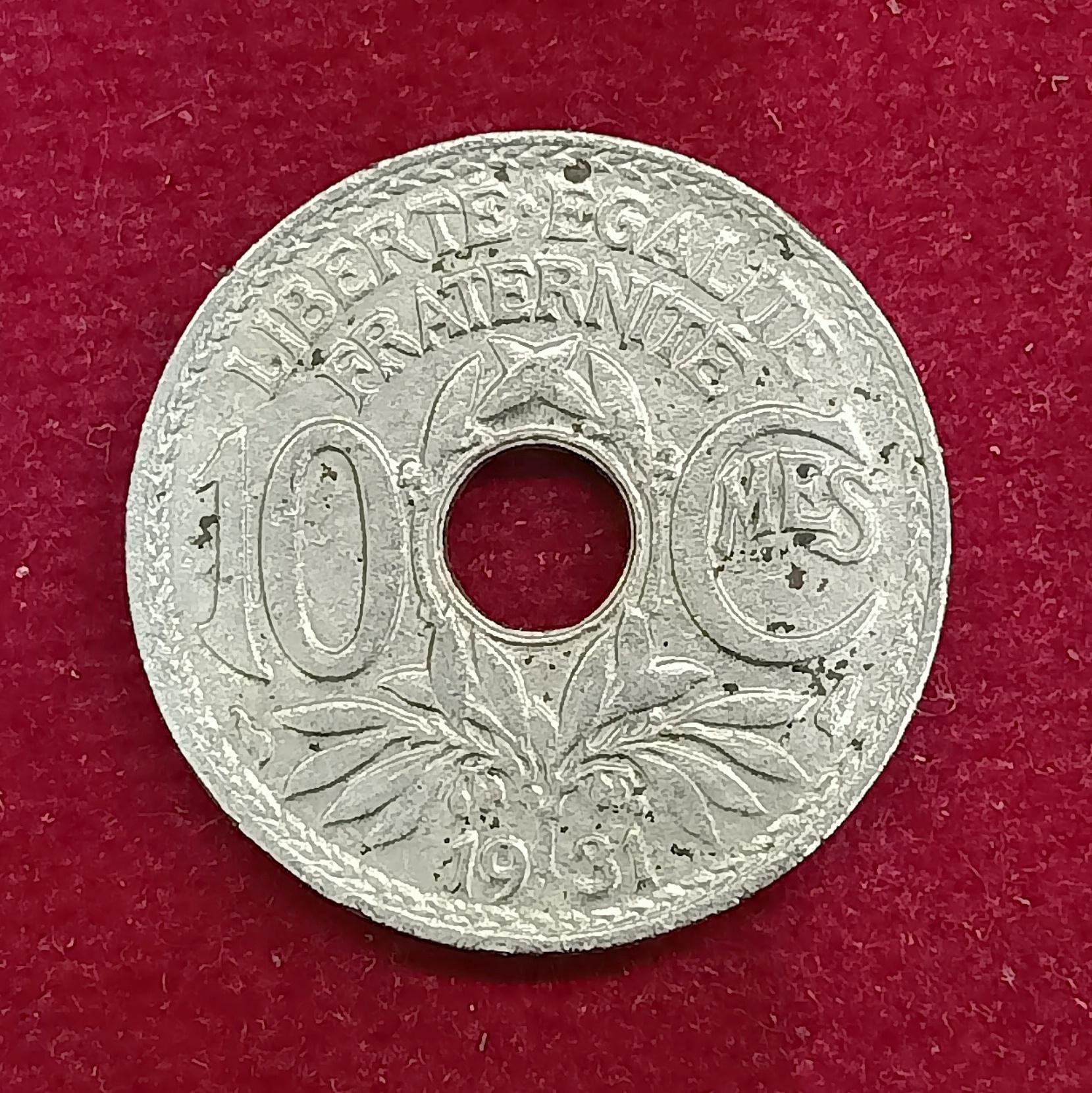 France 10 Centimes 1931 Coin