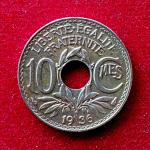 France 10 Centimes 1936 Coin