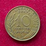 France 10 Centimes 1963 Coin