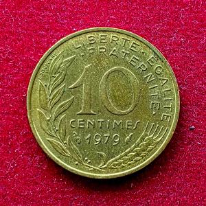 France 10 Centimes 1979  Coin