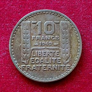 France 10 Francs 1949 Coin