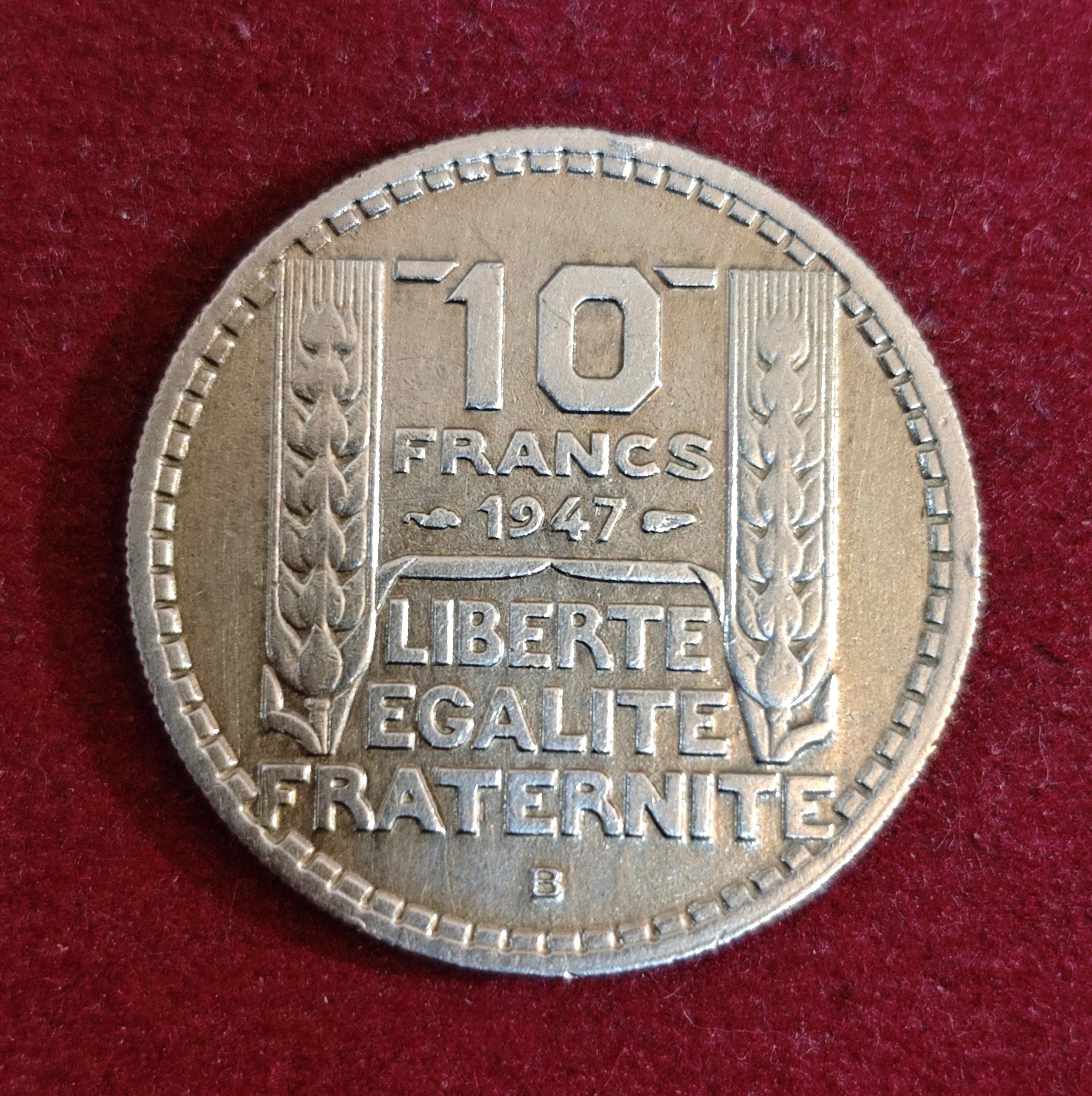 France 10 Francs 1949 Coin