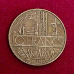 France 10 Francs 1975 Coin