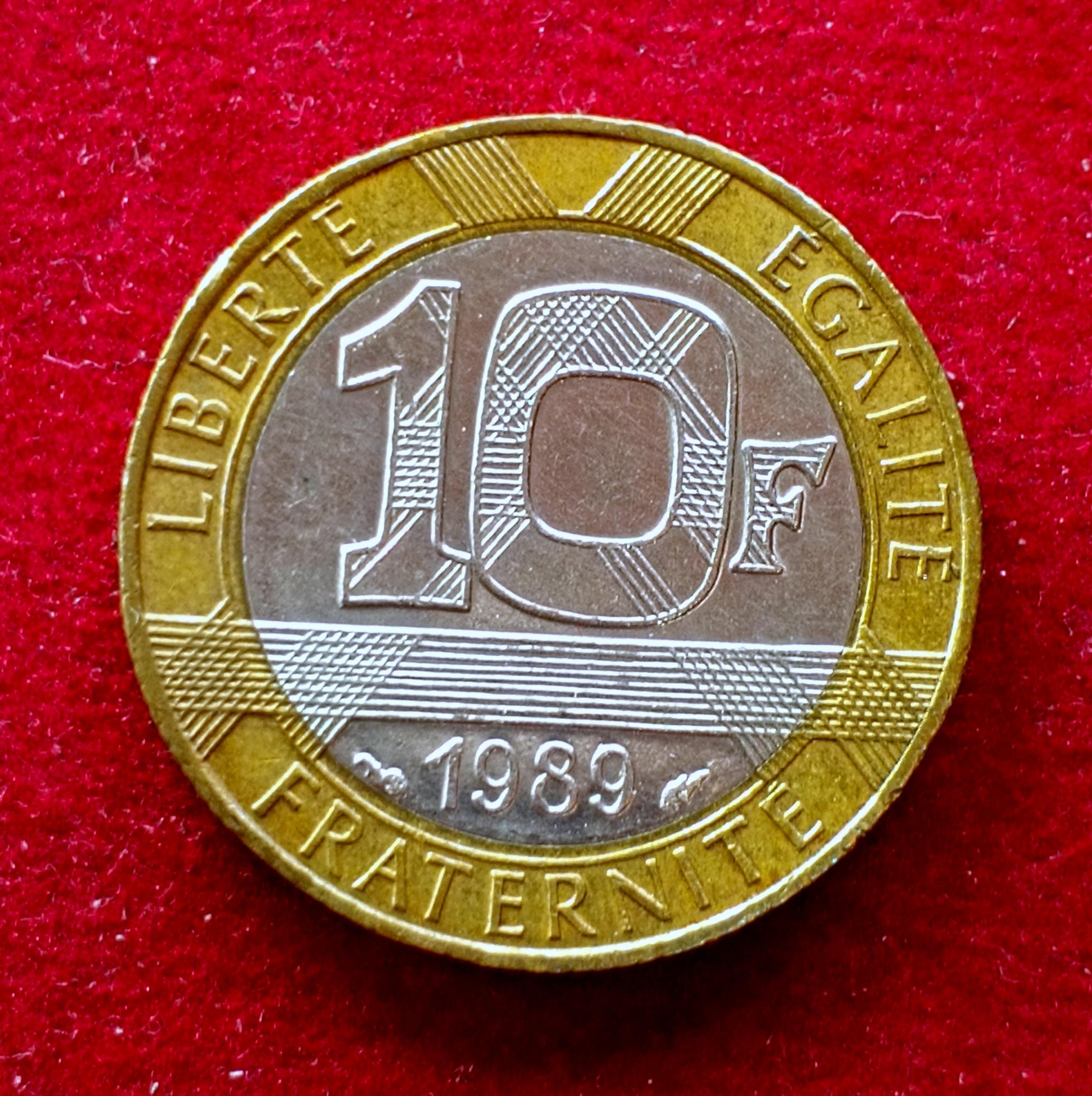 France 10 Francs 1989 Coin