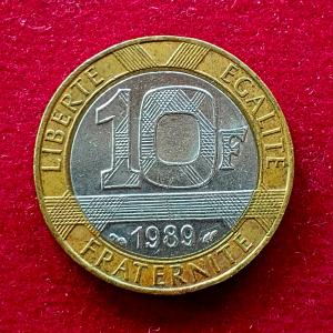 France 10 Francs 1989 Coin