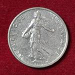 France 1/2 Franc signature "O. Roty" 1965 Coin