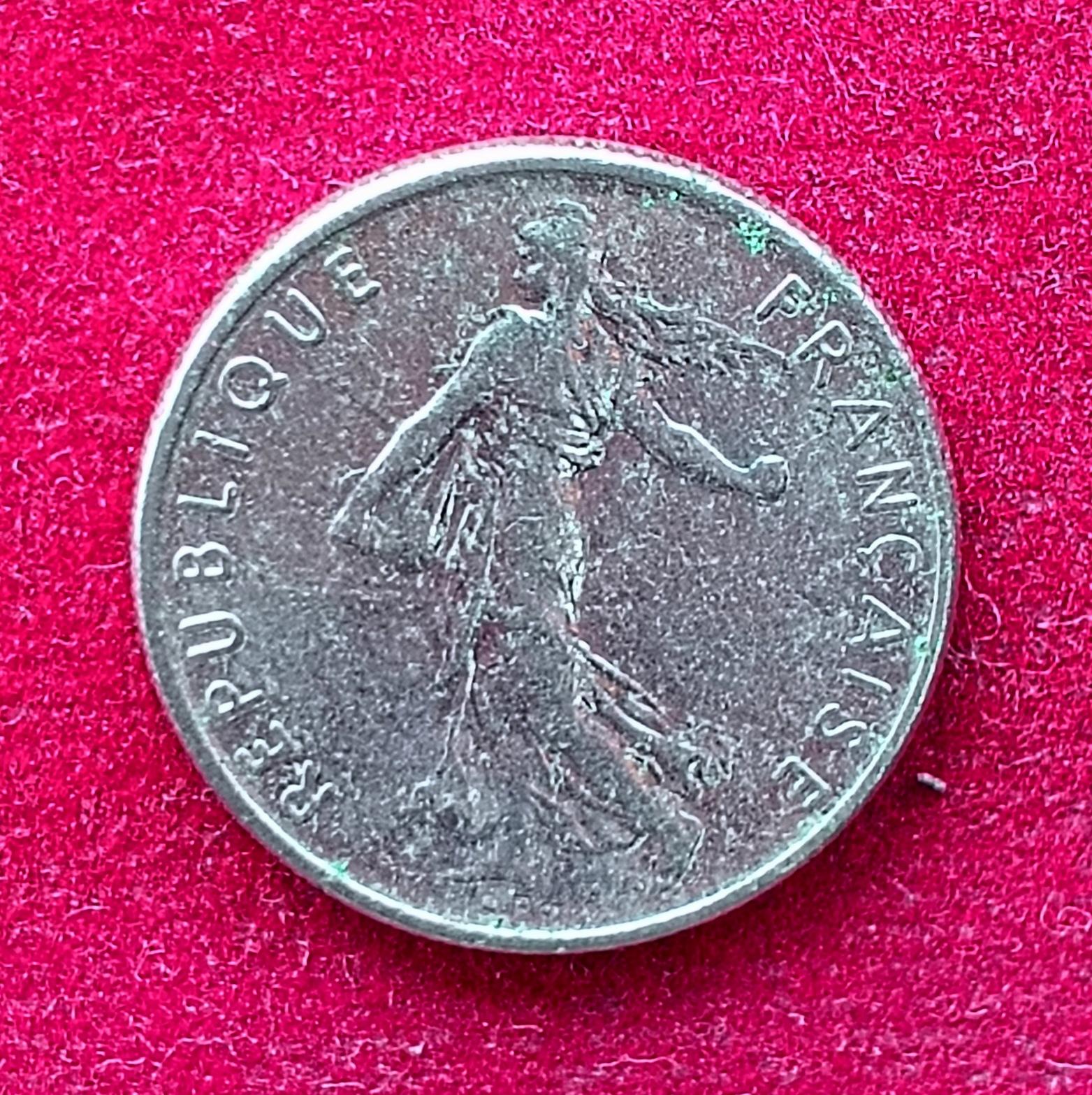 France 1/2 Franc signature "O. Roty" 1970 Coin