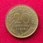 France 20 Centimes 1978 Coin