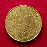 France 20 Centimes 1993 Coin