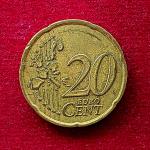 France 20 Euro Cent 1st map 1999 Coin