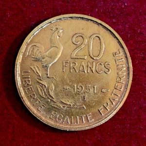 France 20 Francs 1951 Coin