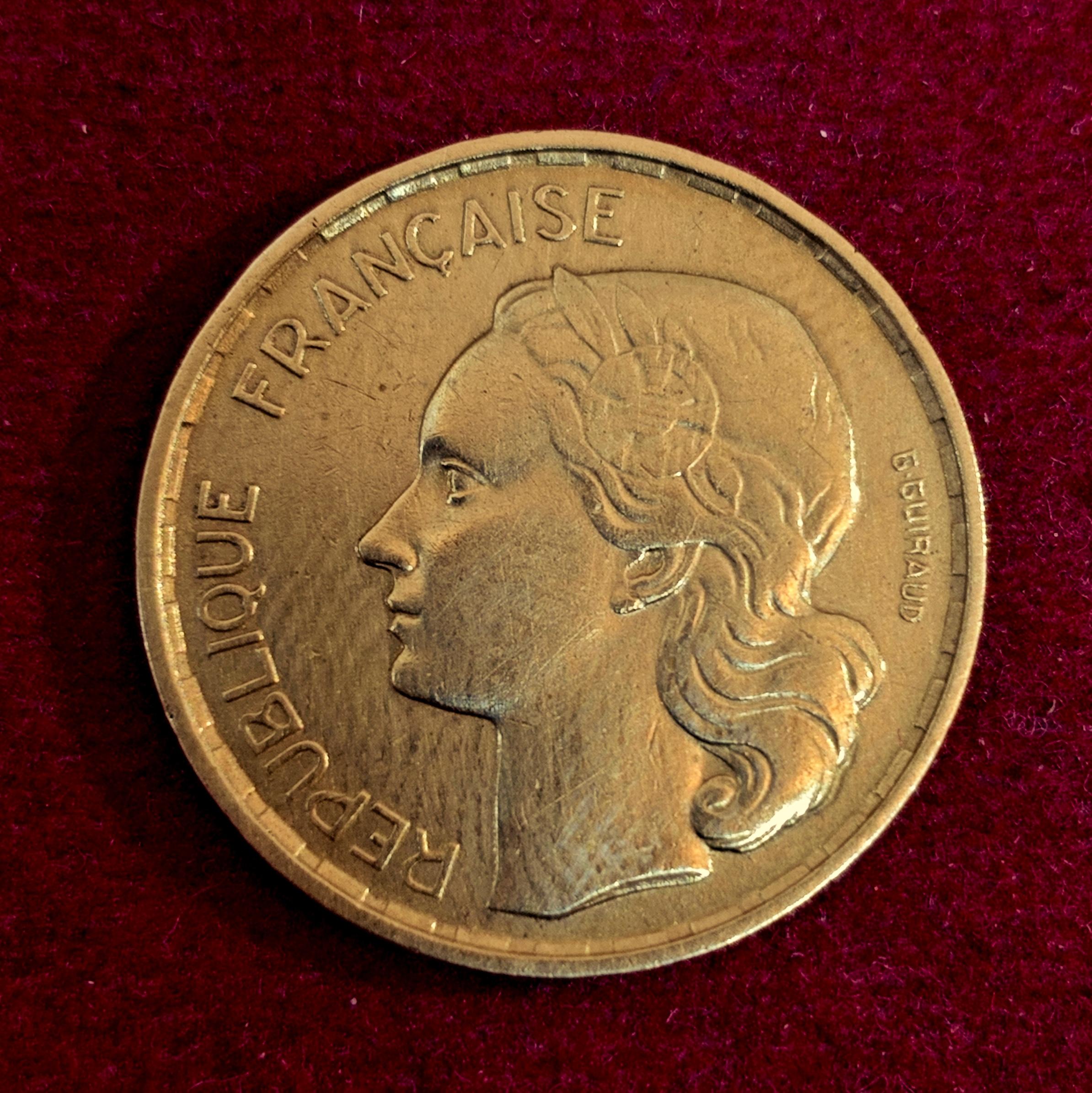 France 20 Francs 1953 Coin
