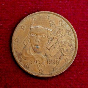 France 5 Euro Cent 1999 Coin
