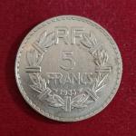 France 5 Francs 1933 Coin