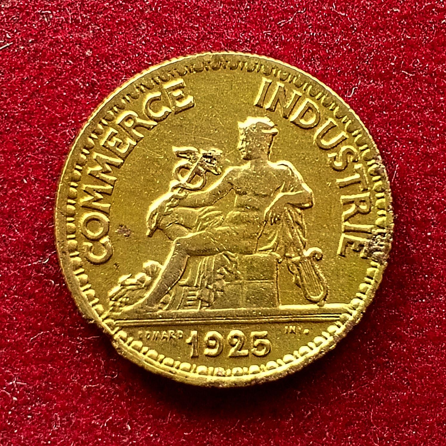 France 50 Centimes Chambers of Commerce 1925 Coin