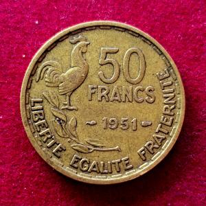 France 50 Francs 1951 Coin