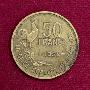 France 50 Francs 1952 Coin