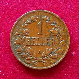 German East Africa 1 Heller - Wilhelm II 1904 Coin